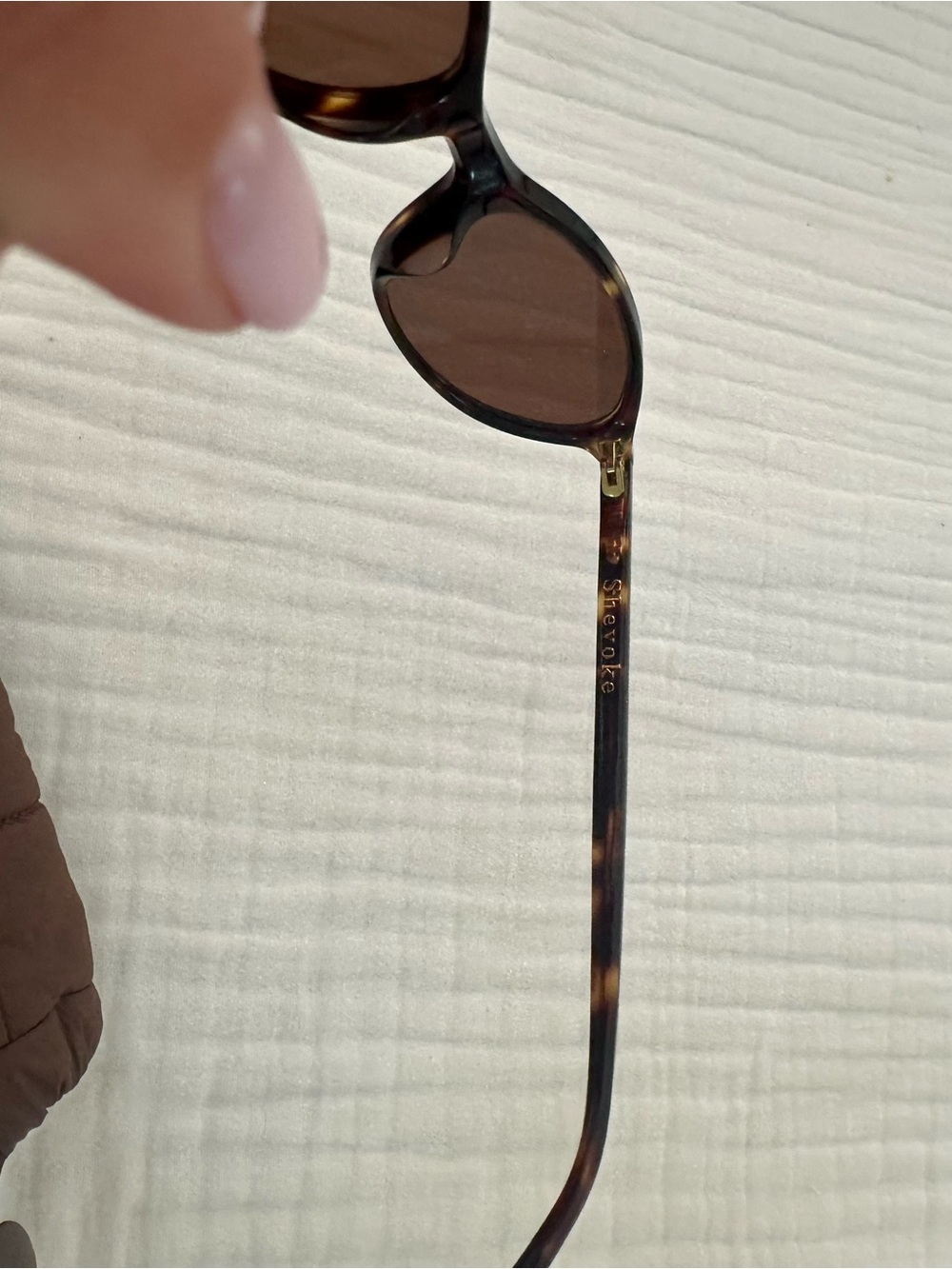 Shevoke Brown Tortoiseshell Slim Sunglasses - Picture 4 of 6
